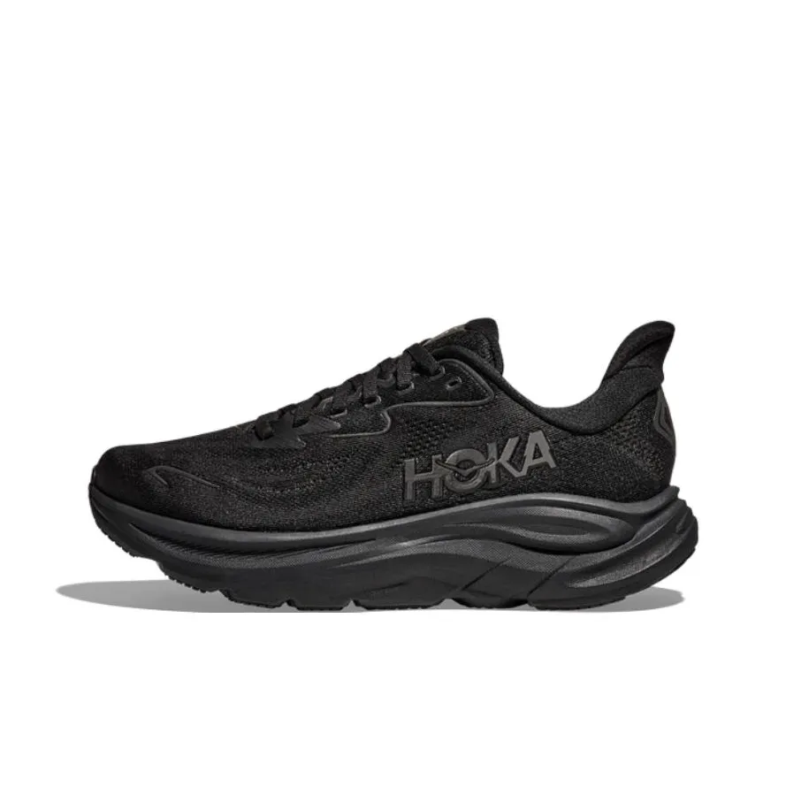 HOKA ONE ONE CLIFTON 10 Shock Absorbers Low Top Casual Running Shoes Men's Black