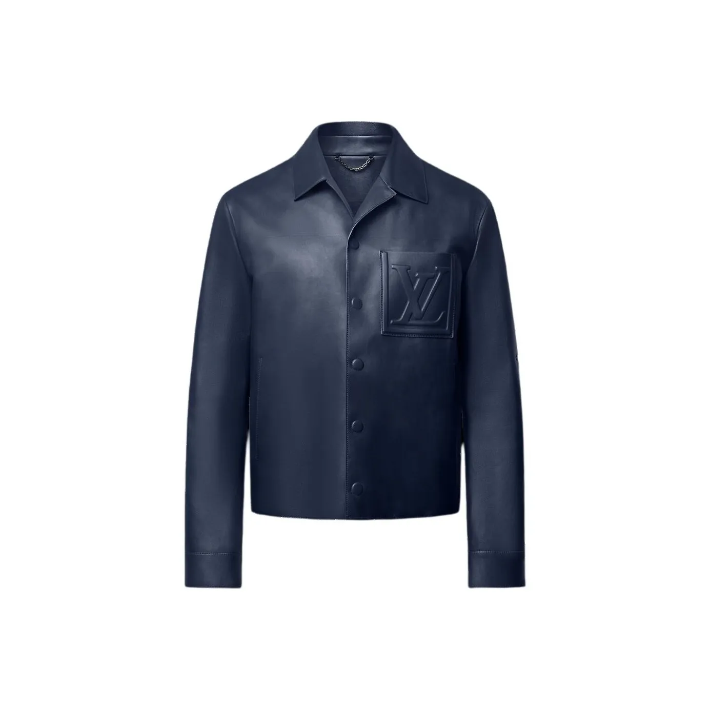 LOUIS VUITTON Chic Leather Blouson With 3D Details