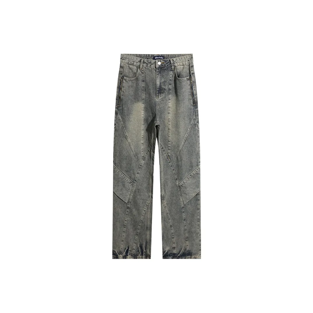 TONGXIANSEN Джинсы Мужские Европейские Синие