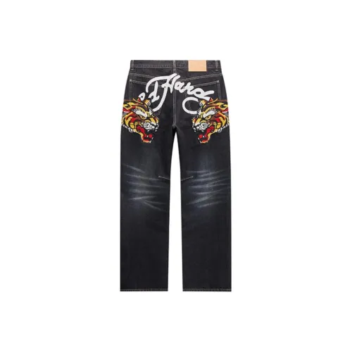 Ed Hardy Черные Мужские Джинсы