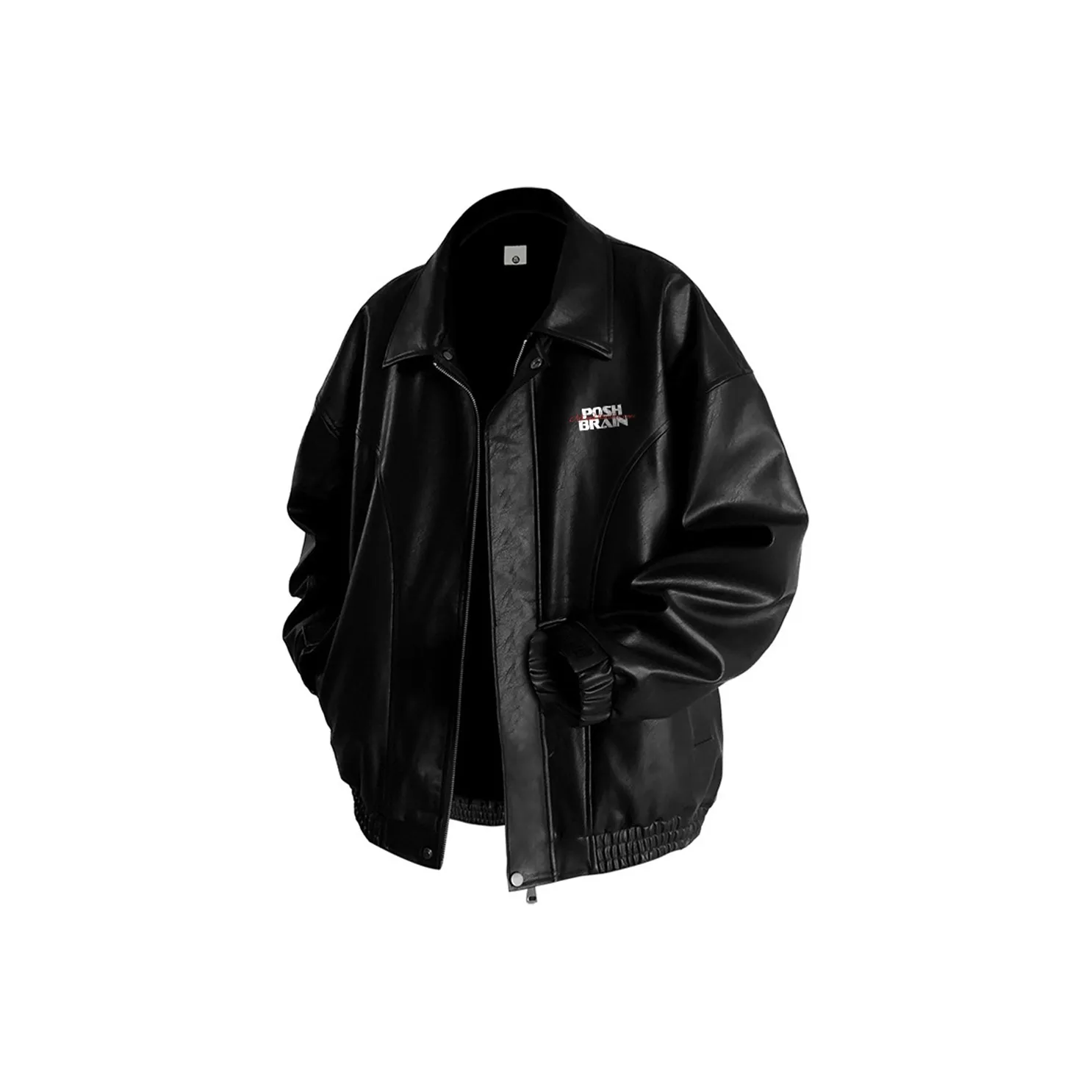 Poshbrain Leather Jacket For Fall And Winter Unisex
