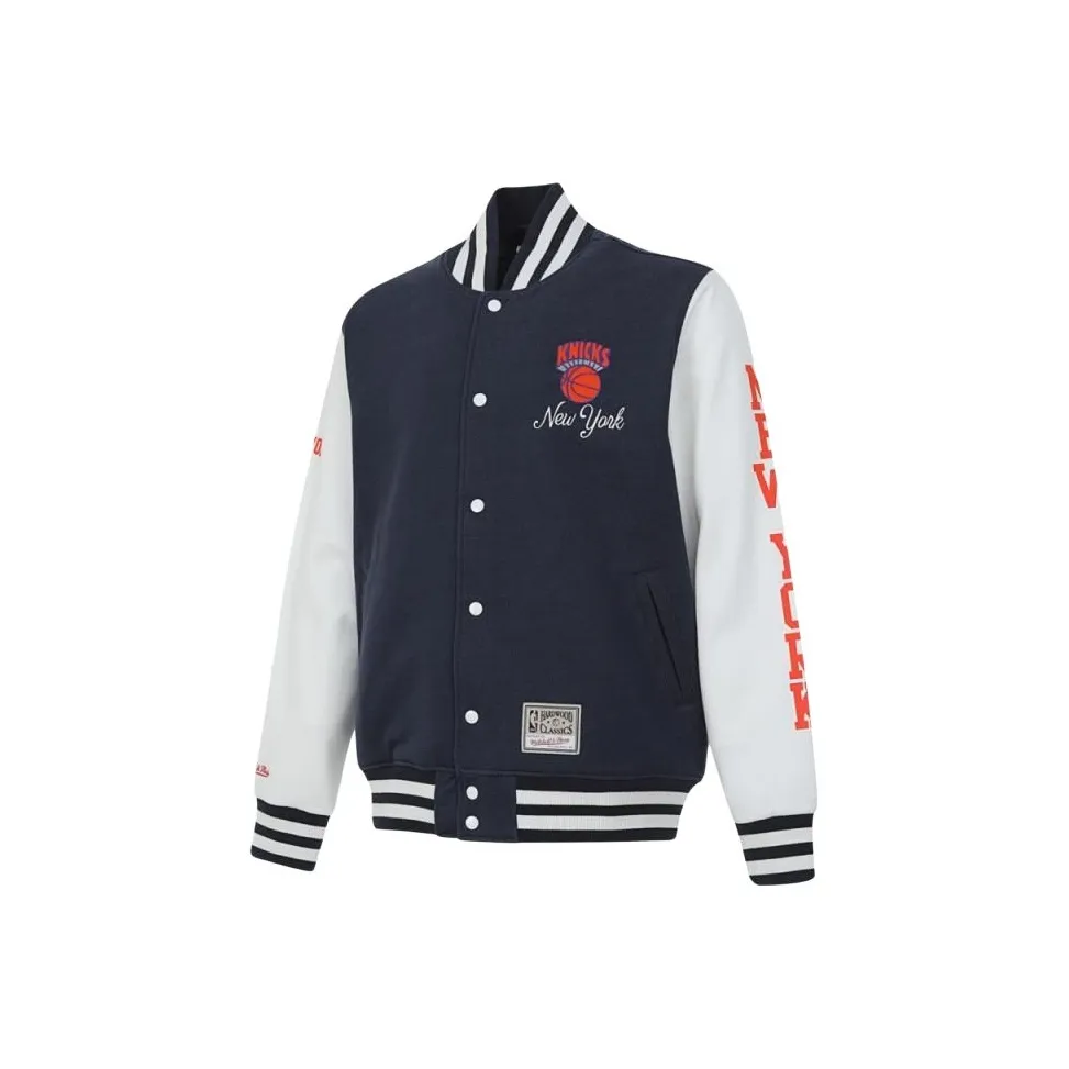Mitchell & Ness x NBA New York Knicks Jacket Men's Blue