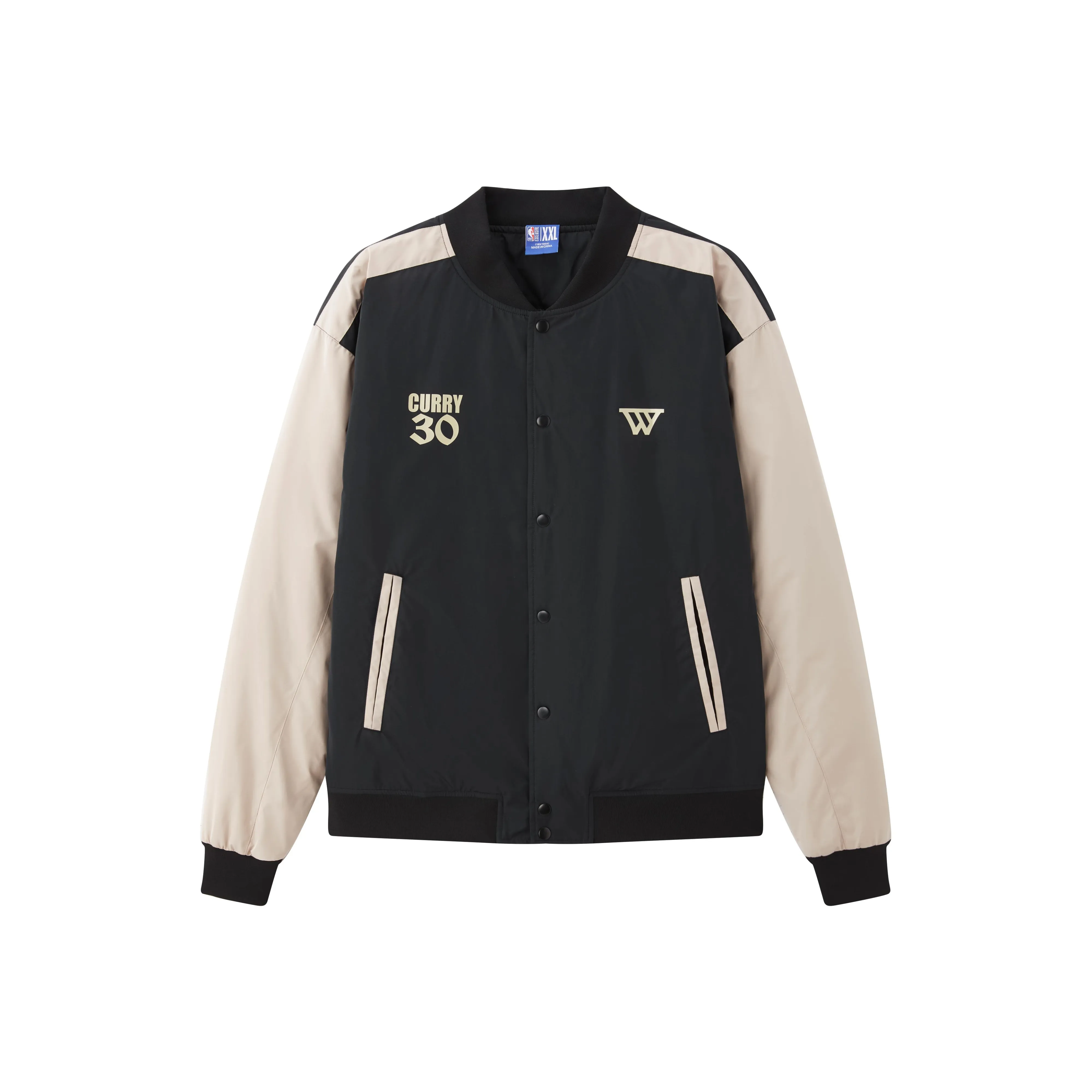 NBA Golden State Warriors Jackets Unisex Black
