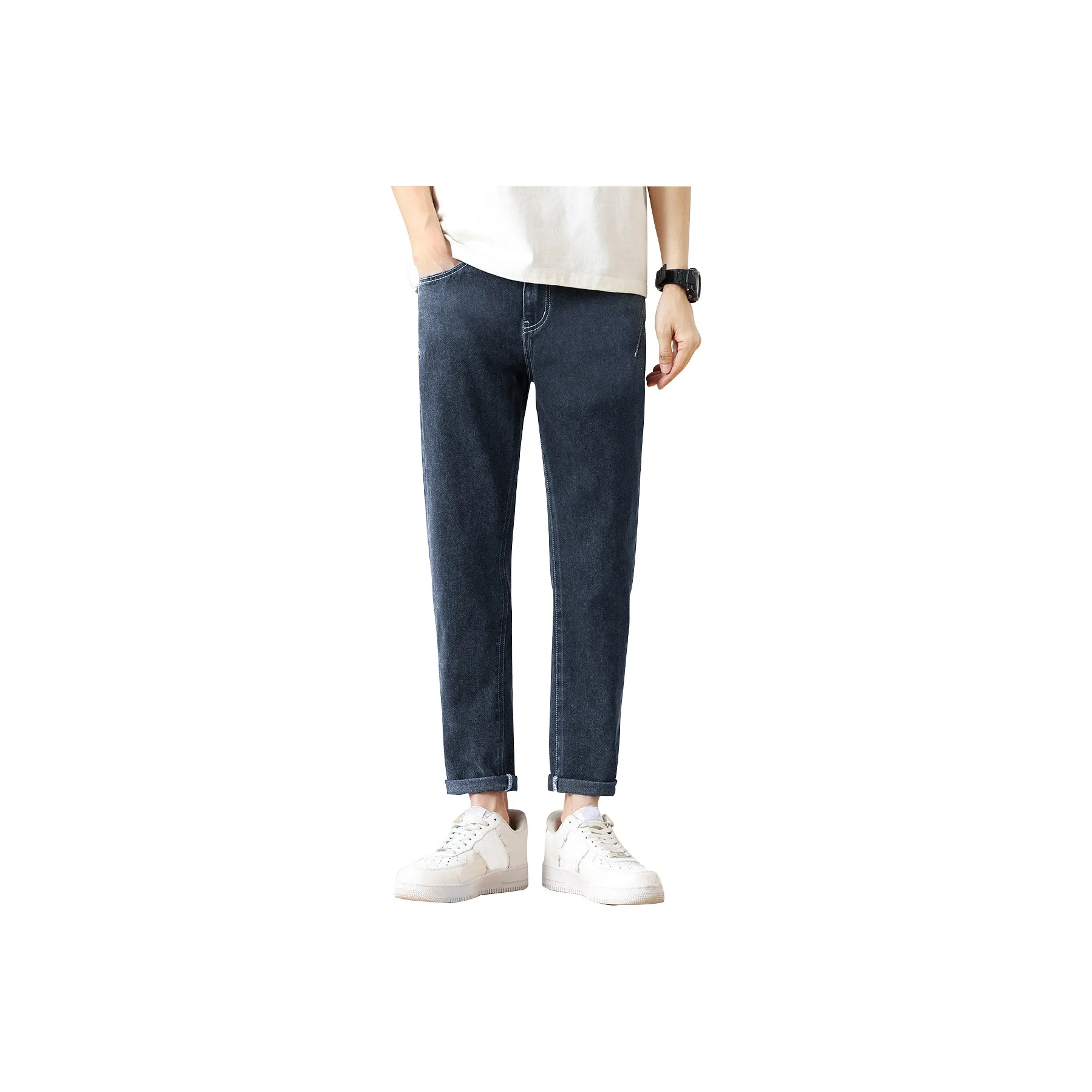 Jean West Jeans Men's Blue Gray