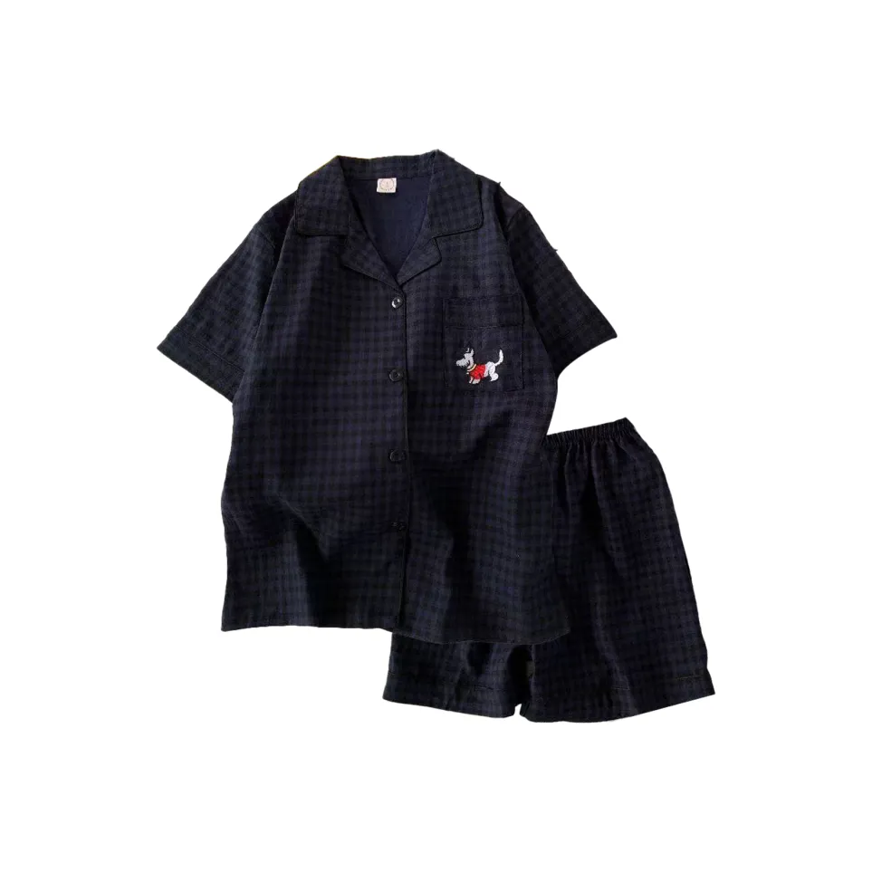 XIAFENYAN Пижамный комплект женский темно-синий