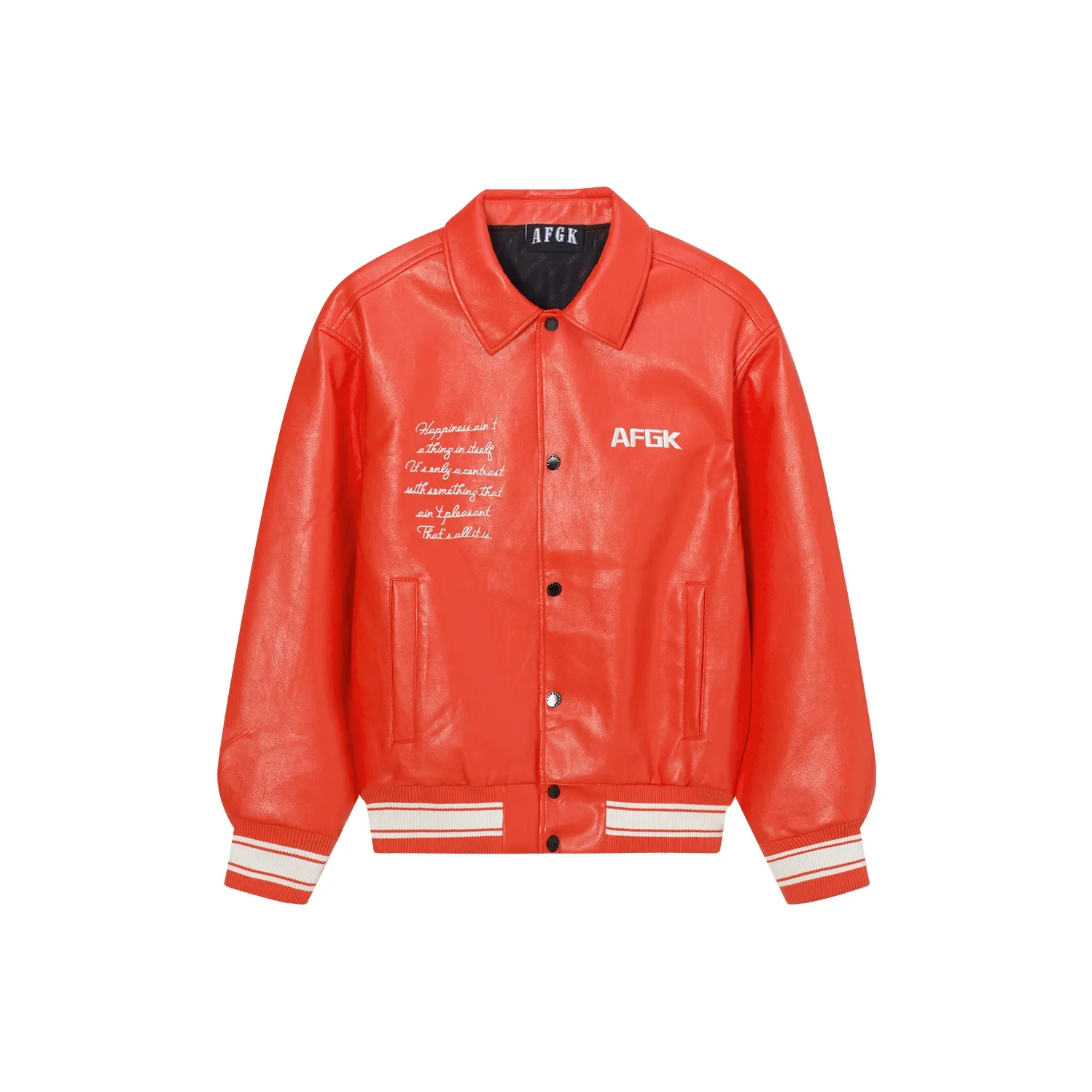 AFGK FW24 Leather Jacket Unisex