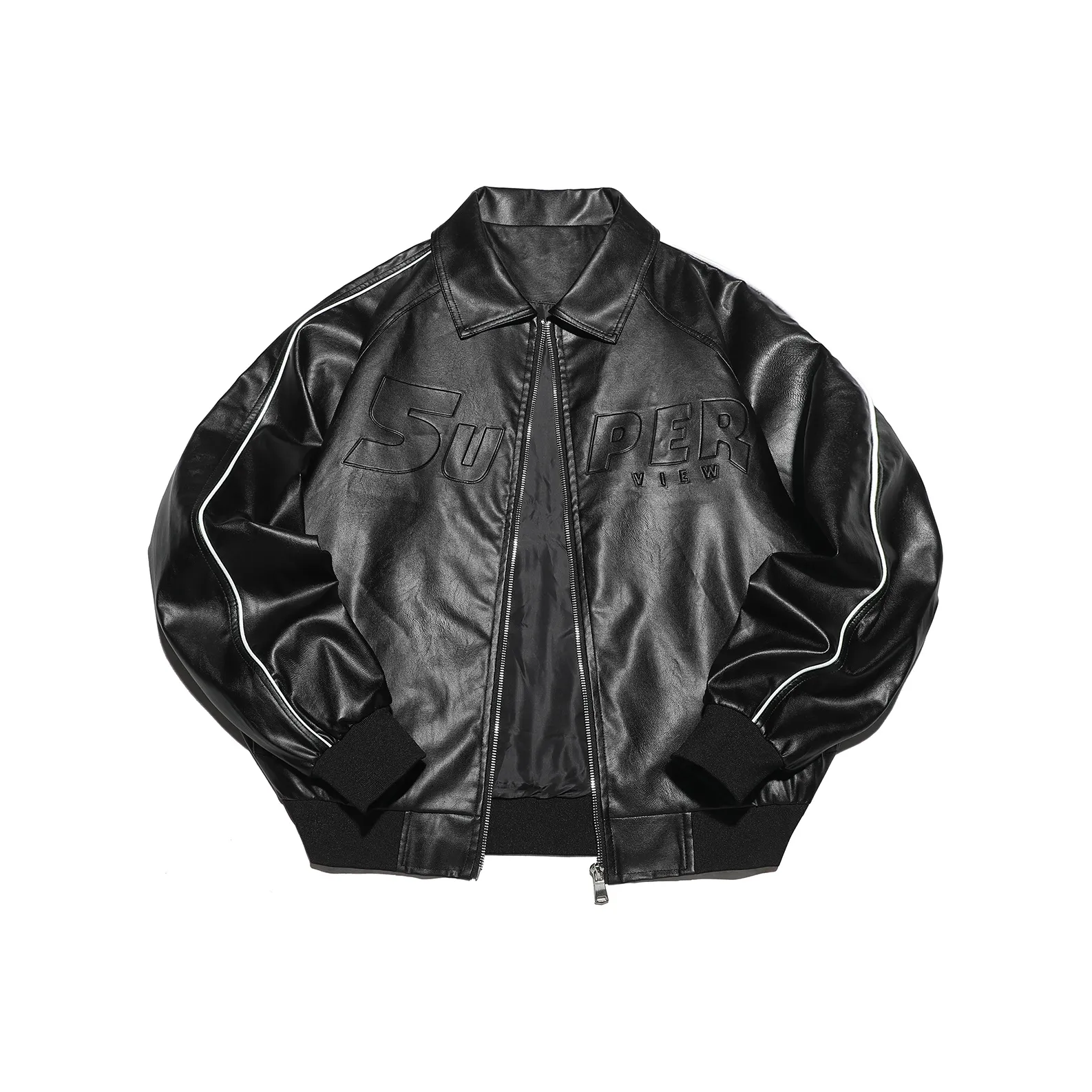 S.view Leather Jackets Unisex Black