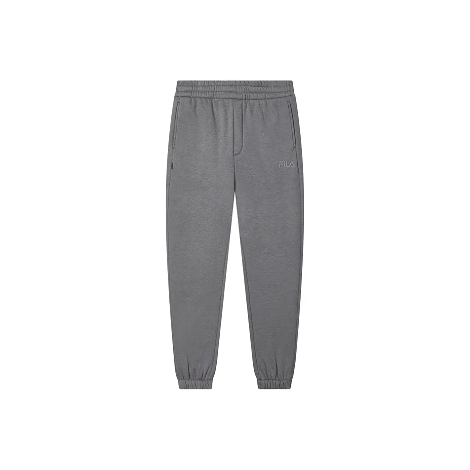 FILA Knitted Sweatpants Men's Cloudy Dora Gray