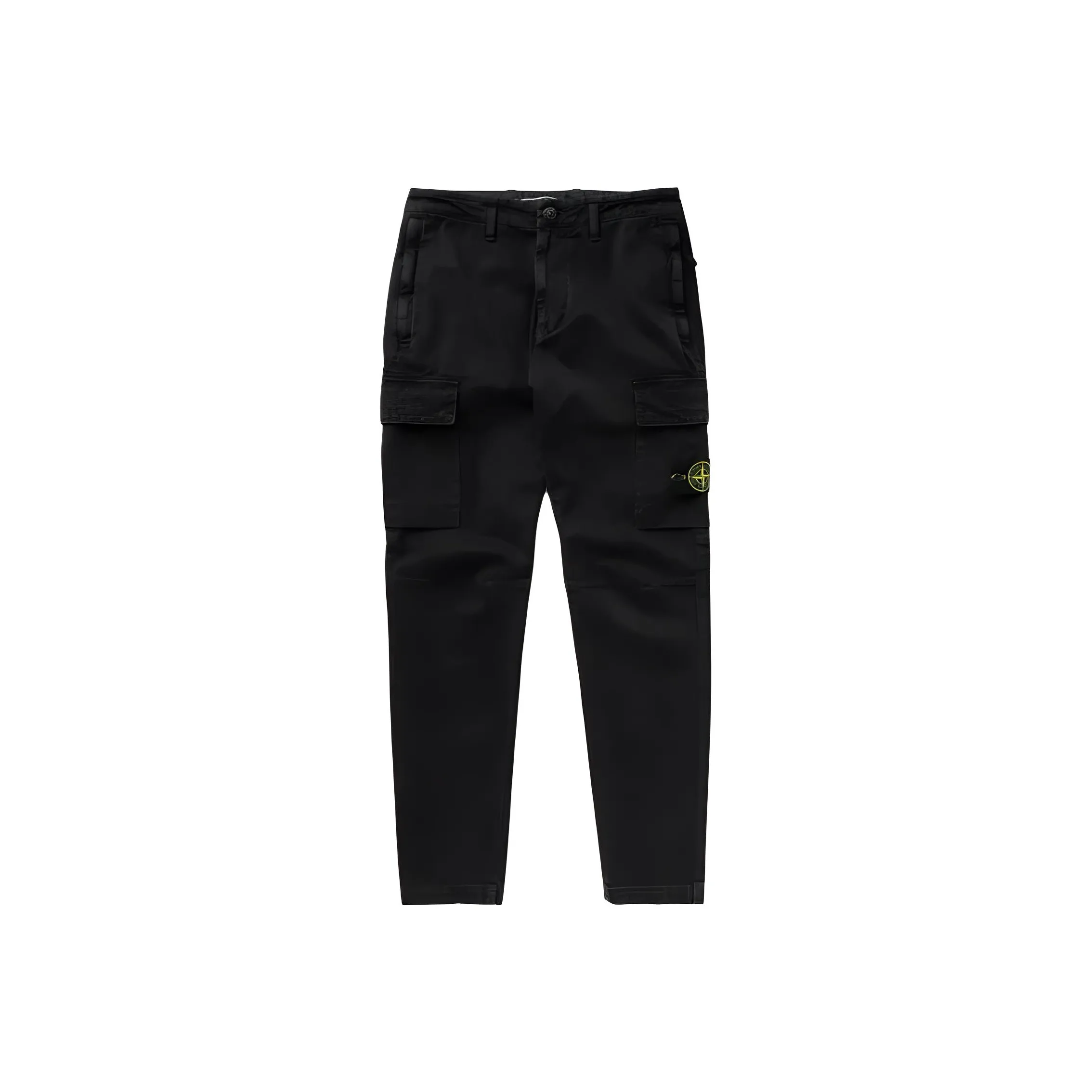 STONE ISLAND Logo Patch Tapered Trousers