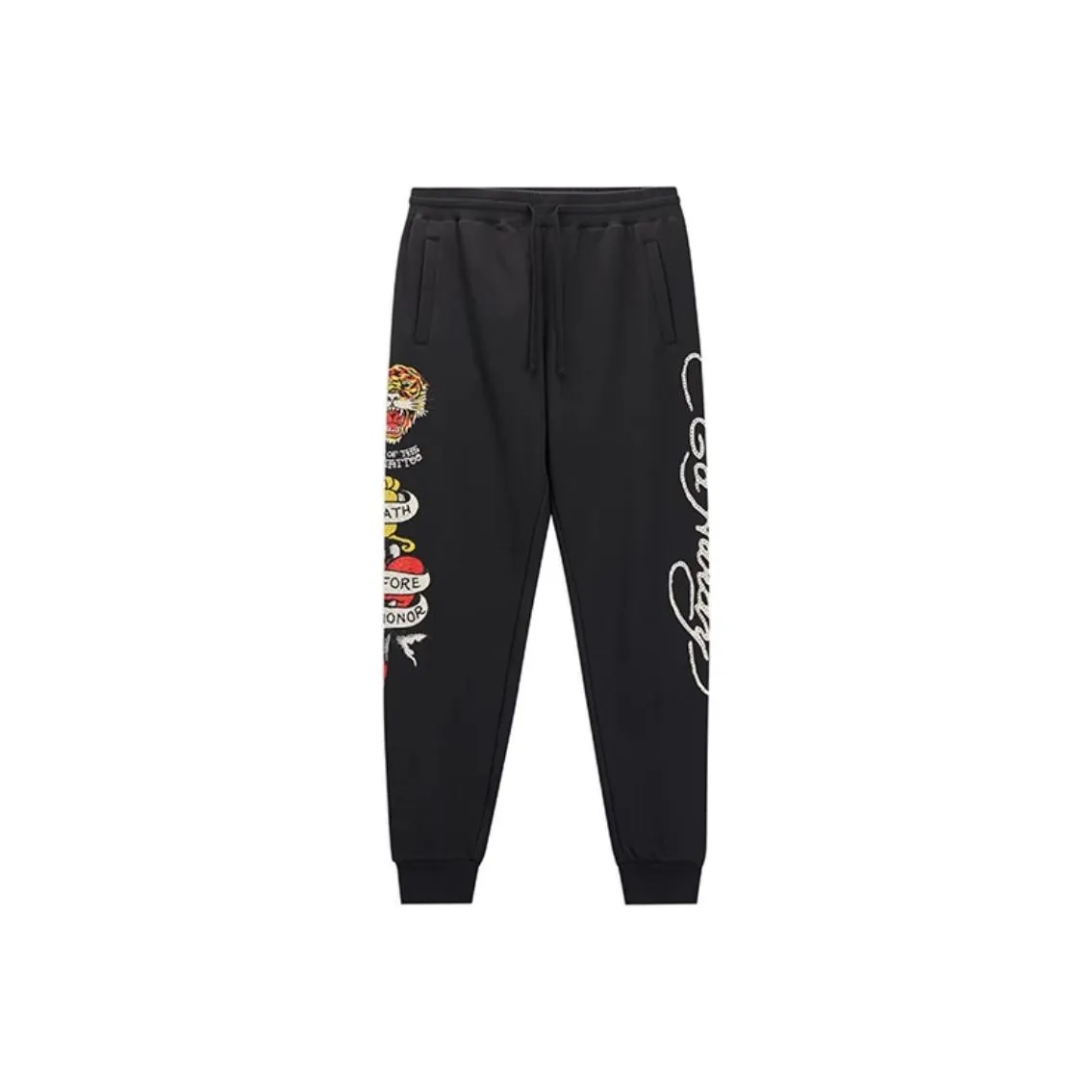 Ed Hardy FW24 Повседневные брюки Мужские Черные