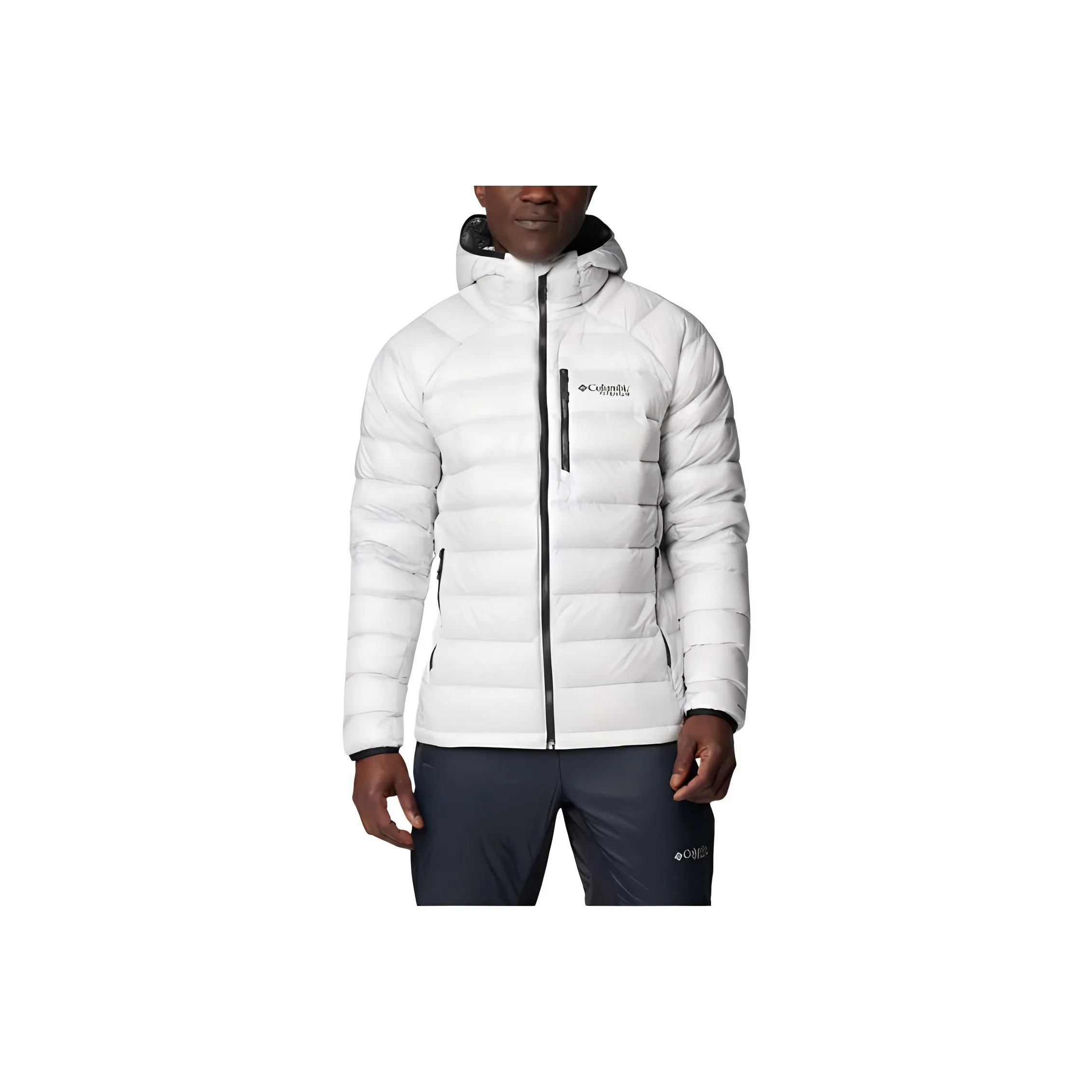 Columbia Пуховики и зимние пальто Мужской Дождь Облако Серый