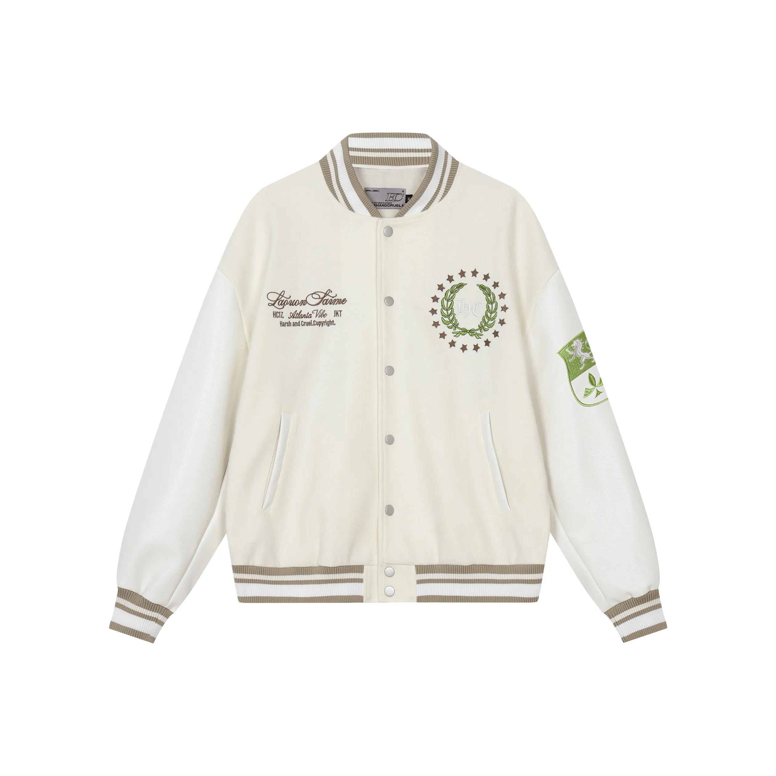 HARSH AND CRUEL Бейсбольная куртка Унисекс