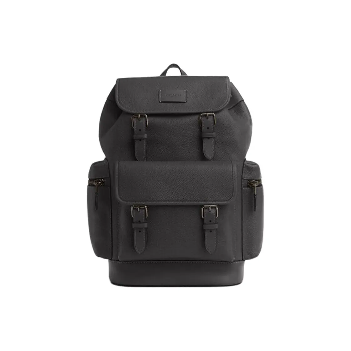 COACH Sprint Cow Leather Backpack Tubas Men's Graphite