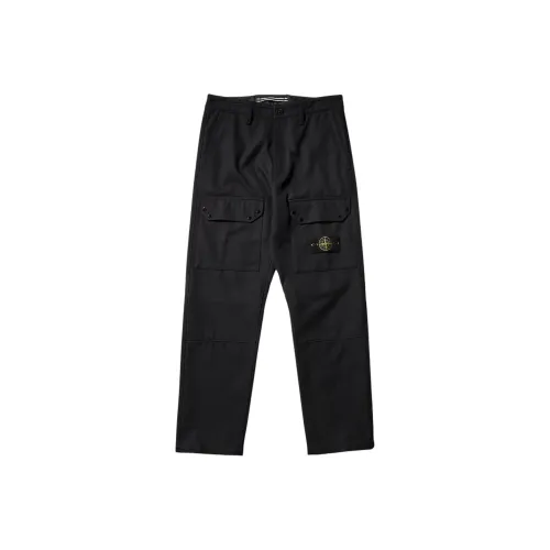STONE ISLAND Черные Мужские Брюки карго
