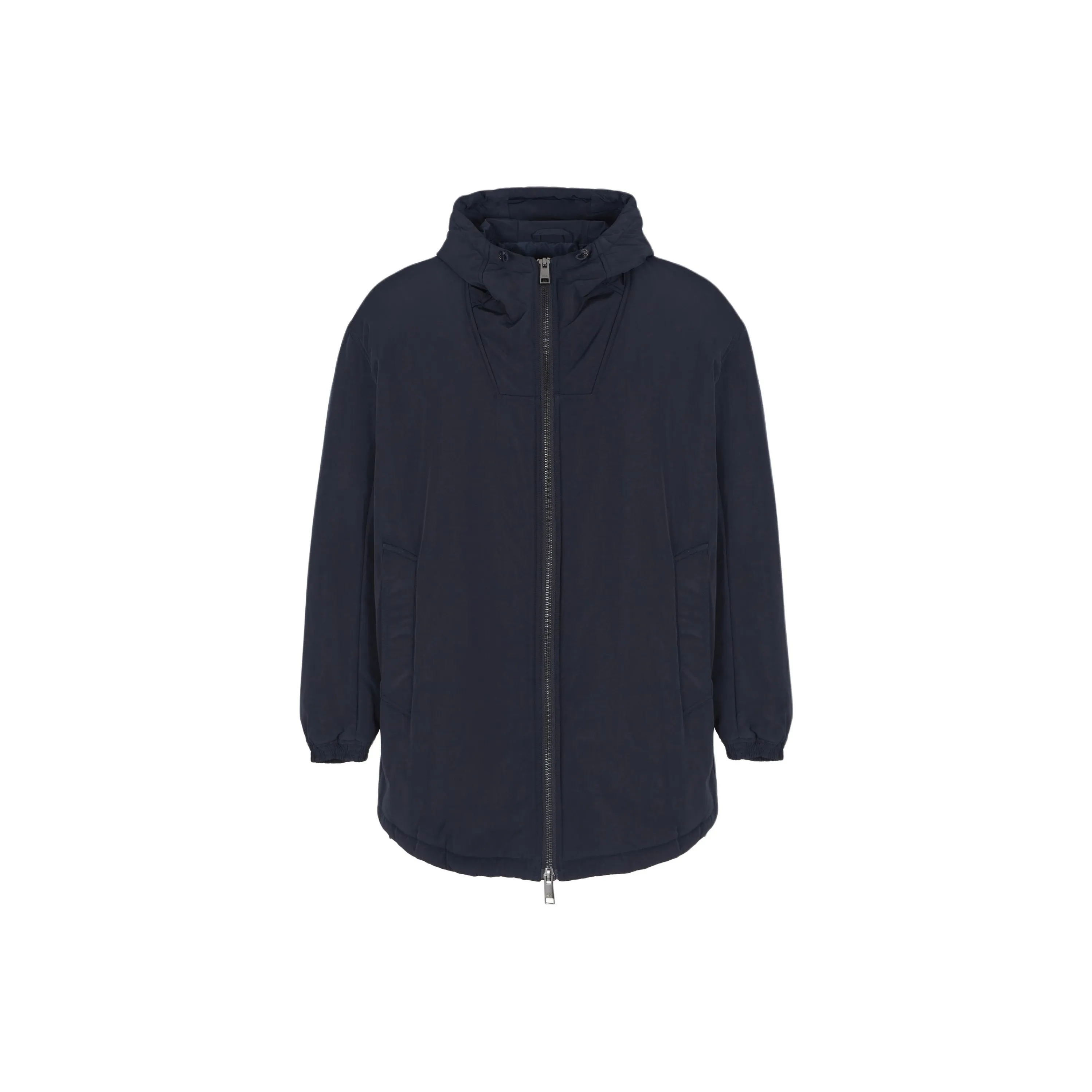 ARMANI EXCHANGEAE Хлопковый пуховик мужской морской синий