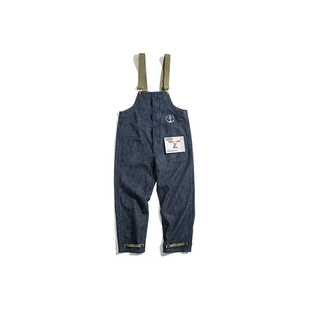 MADEN Body Suit Pants Men's Blue