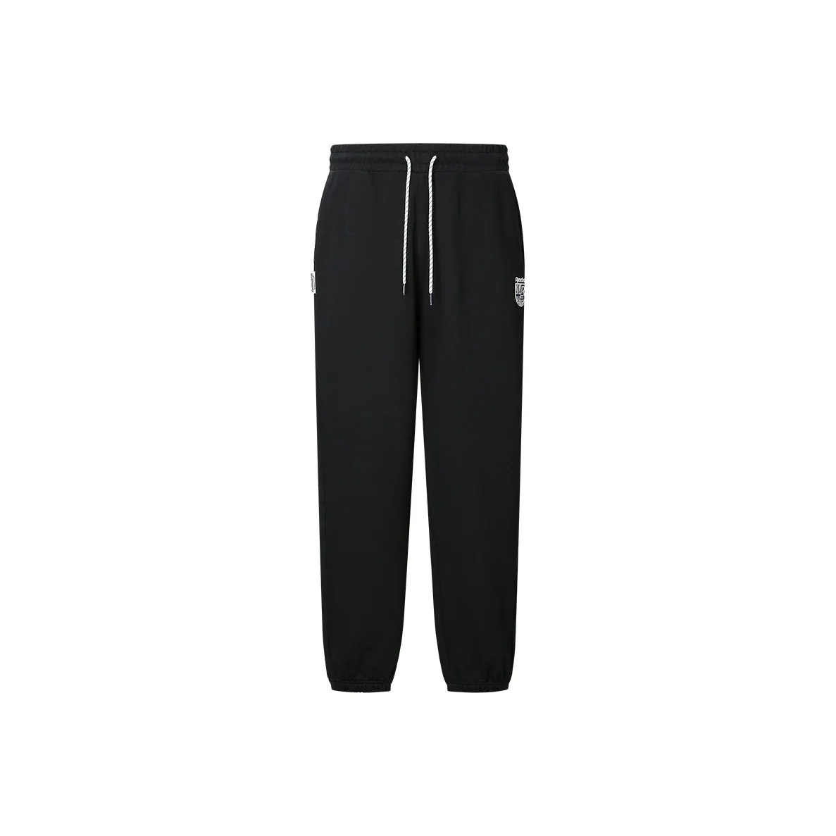 Reebok совместные вязаные тренировочные штаны унисекс черные