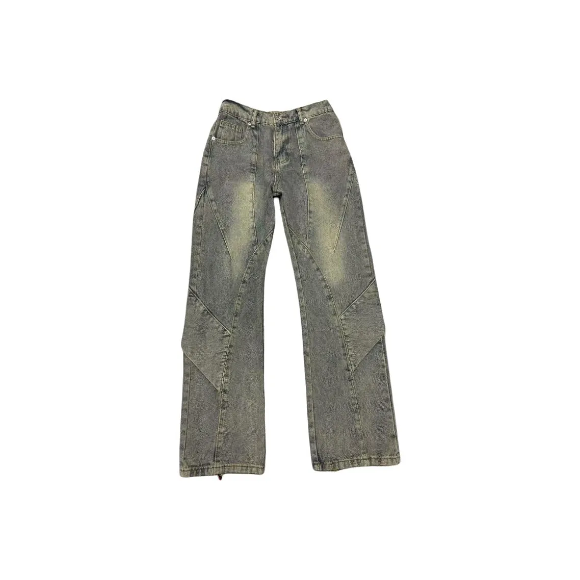 Michael Rock Джинсы Унисекс Желтый Грязь