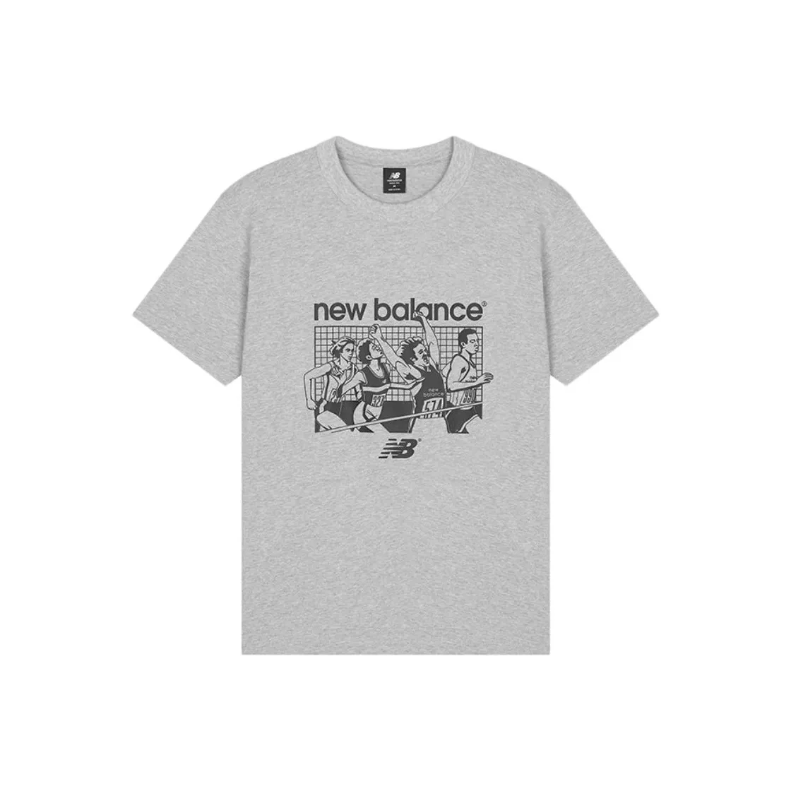 New Balance ATHLETICS 90'S GRAPHIC T Shirts Men's Gray
