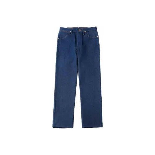 WRANGLER Темно-синие Мужские Джинсы