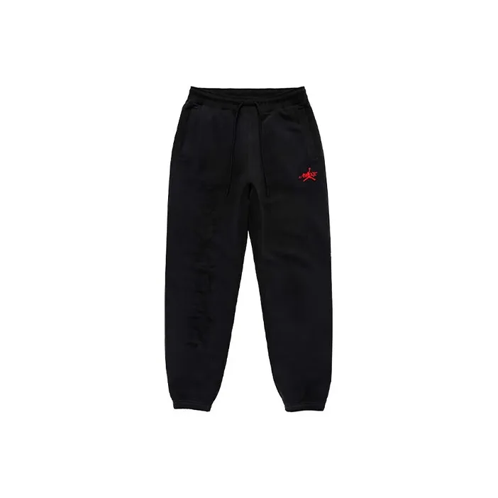 Jordan JORDAN X Awake NY Flc SS24 Knitted Sports Pants Couture Men's Black