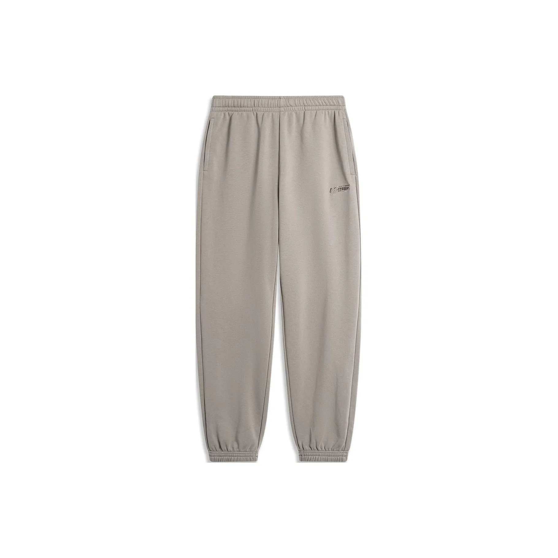 LiNing Sports Life Collection Knitted Sweatpants Men's Pomegranate Skin Yellow C
