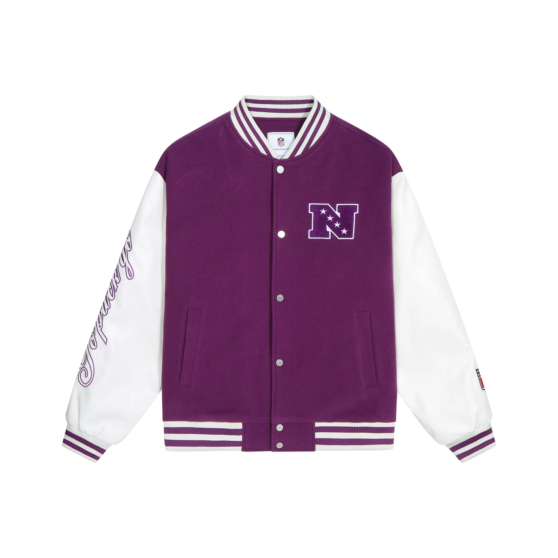 NFL Фиолетовый Унисекс Бейсбольные Джерси