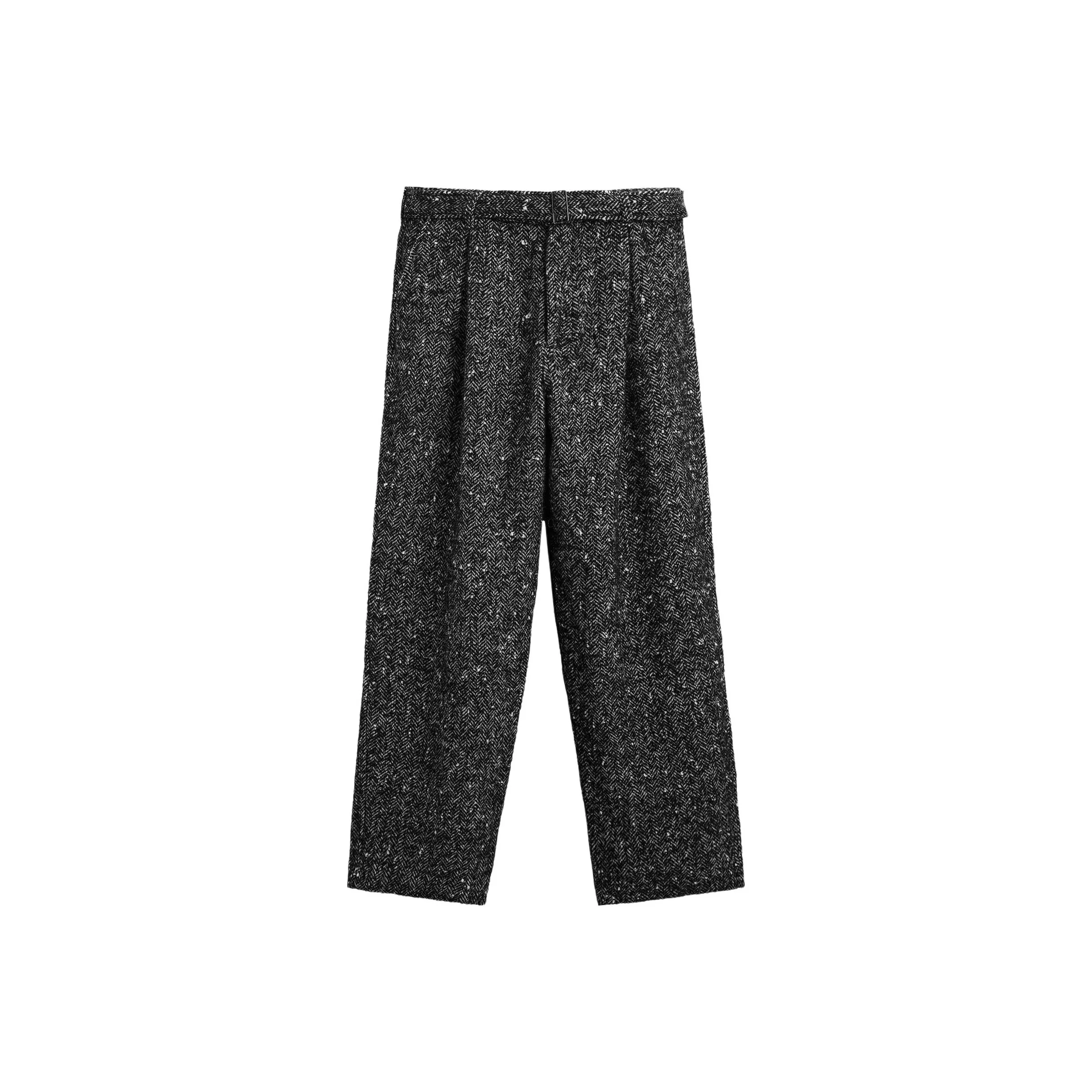 ZARA Повседневные брюки Мужские Угольный серый