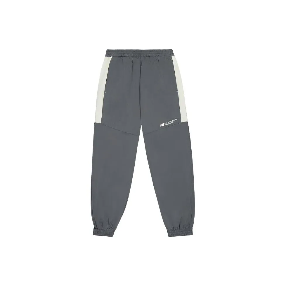 New Balance Вязаные тренировочные брюки мужские серые