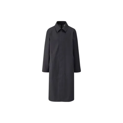 UNIQLO Мужской тренч цвета морской синий