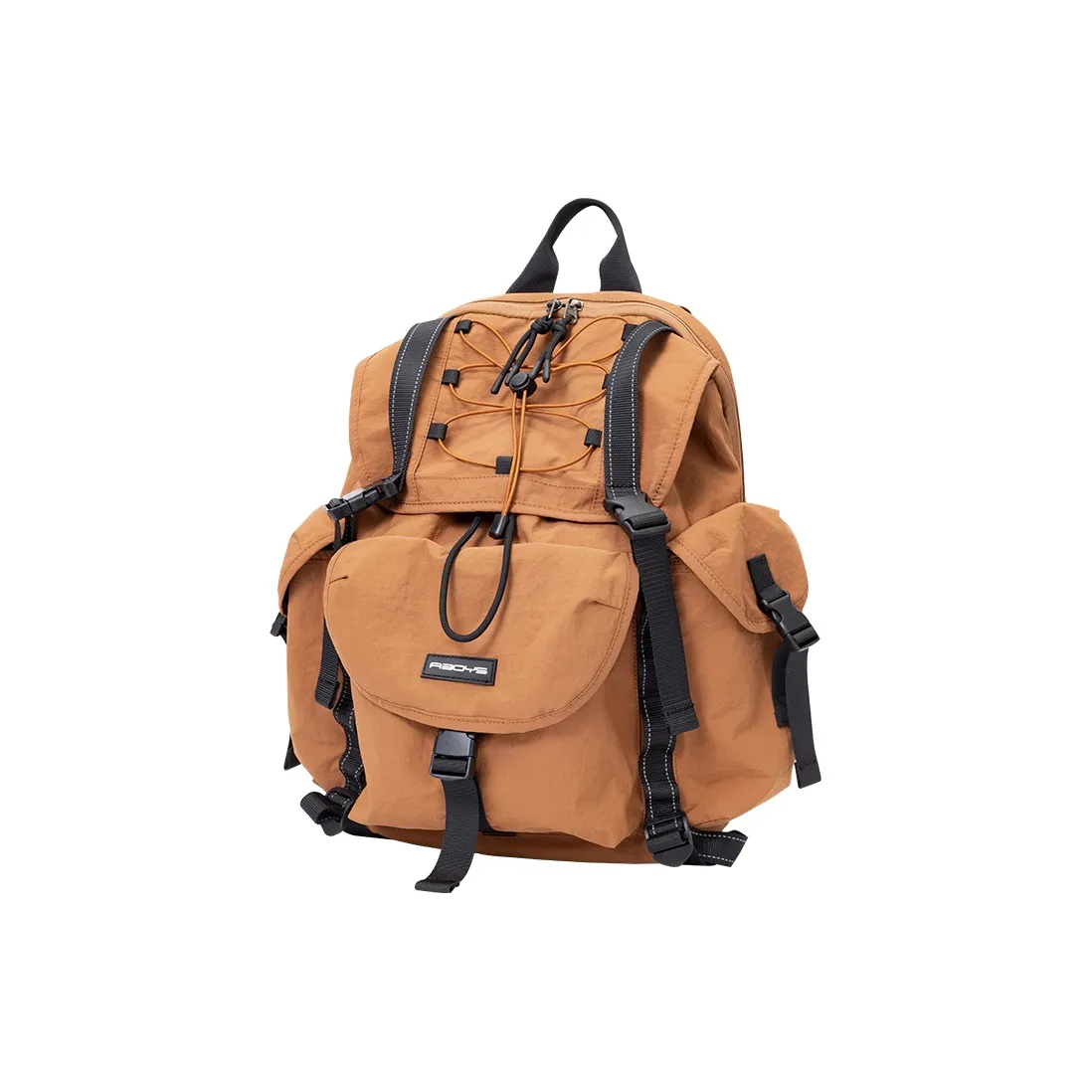 ABOYS Nylon Backpack Large Men's Brown