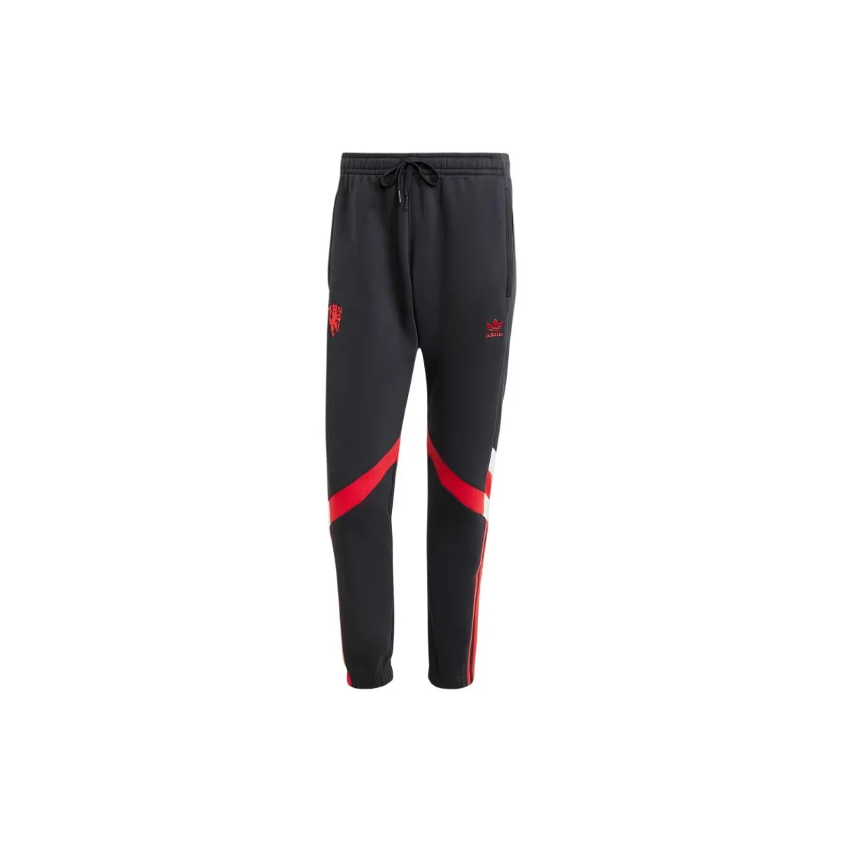Adidas Originals Knitted Sports Pants Men's Black/Red