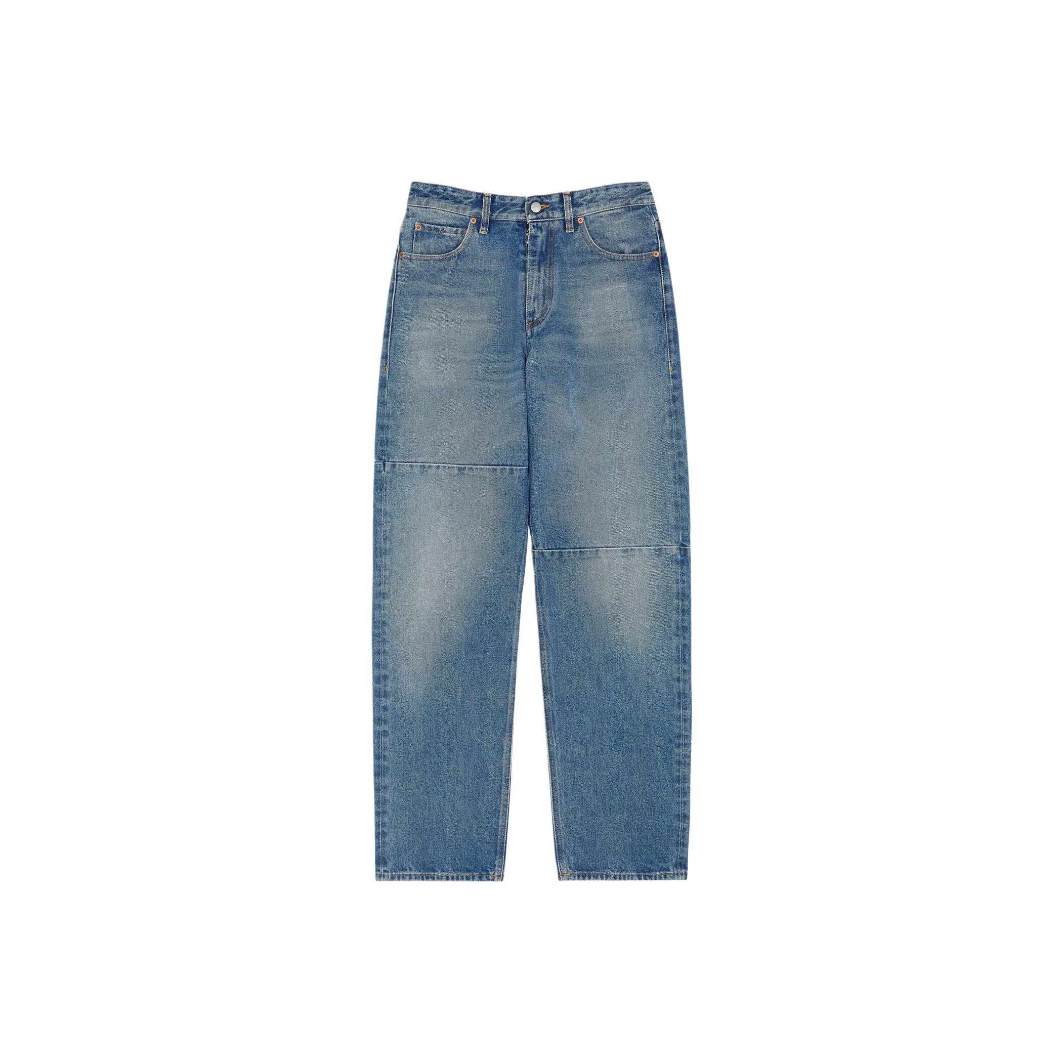 MM6 Maison Margiela совместный бренд FW24 Джинсы Мужские Светло-Синий