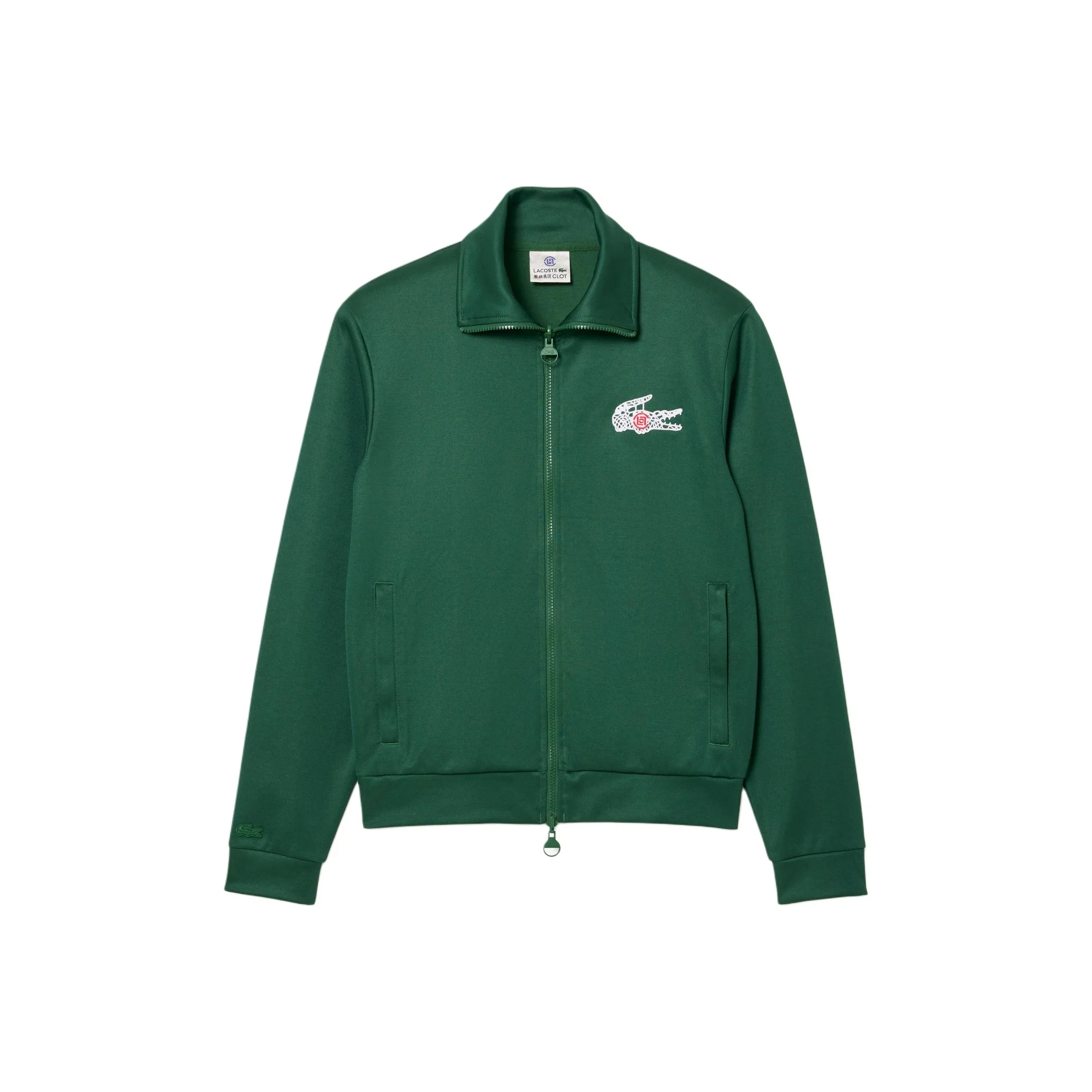 Lacoste X CLOT LACOSTE Collaboration Jackets Unisex Green