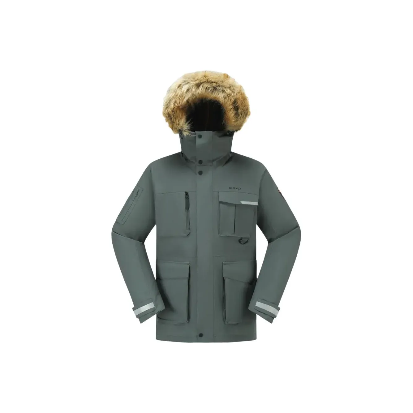 DECATHLON SH900 PARKA Куртка Мужская Темно-серая Зеленая