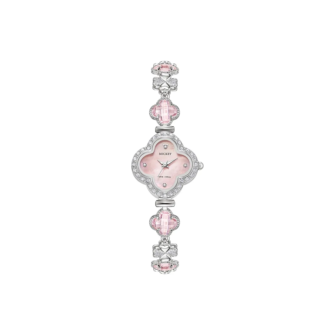 Disney Кварцевый механизм Часы Женские Белый циферблат
