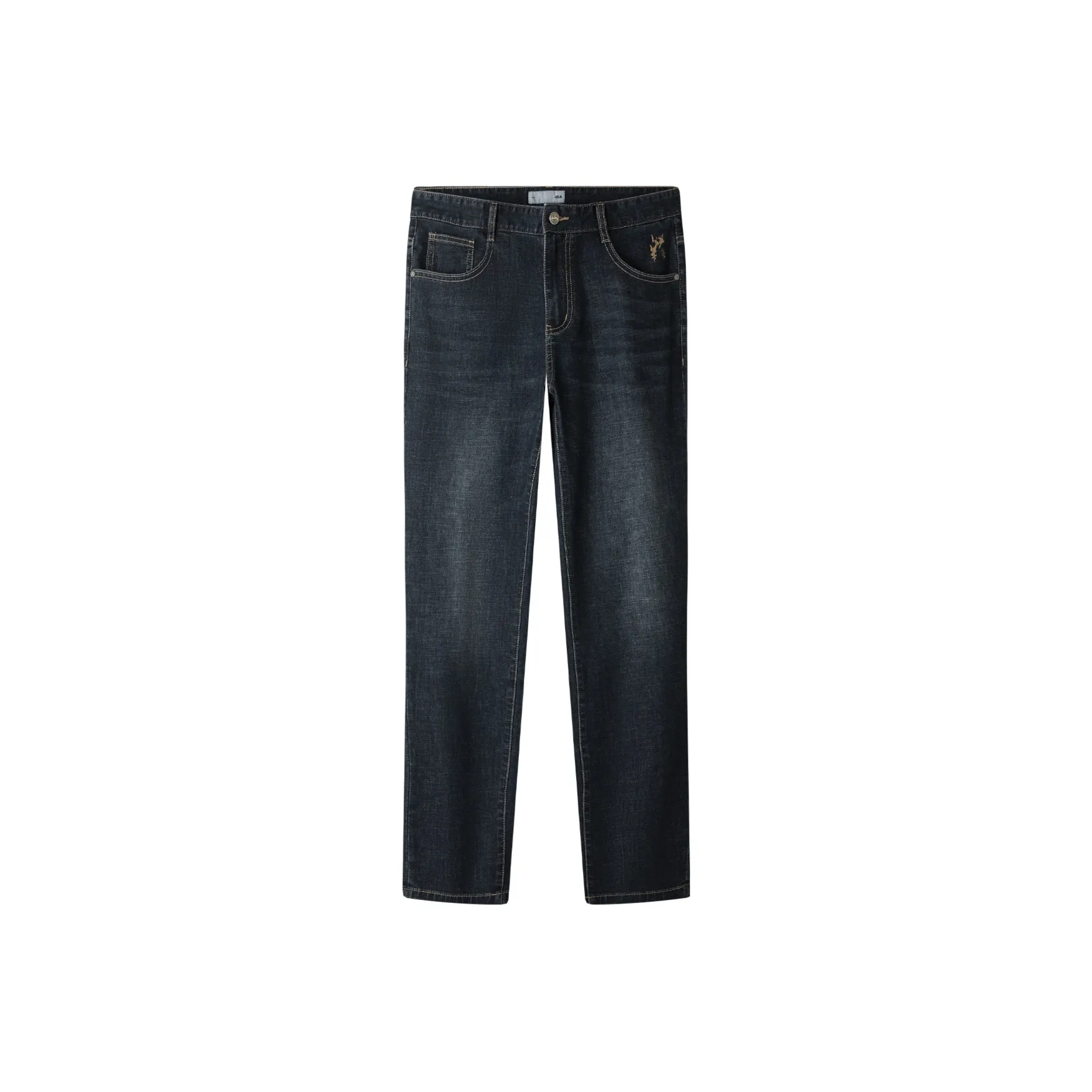 HLA The Mountain Is Not In The High Series Jeans Men's Blue Gray Denim Gradient