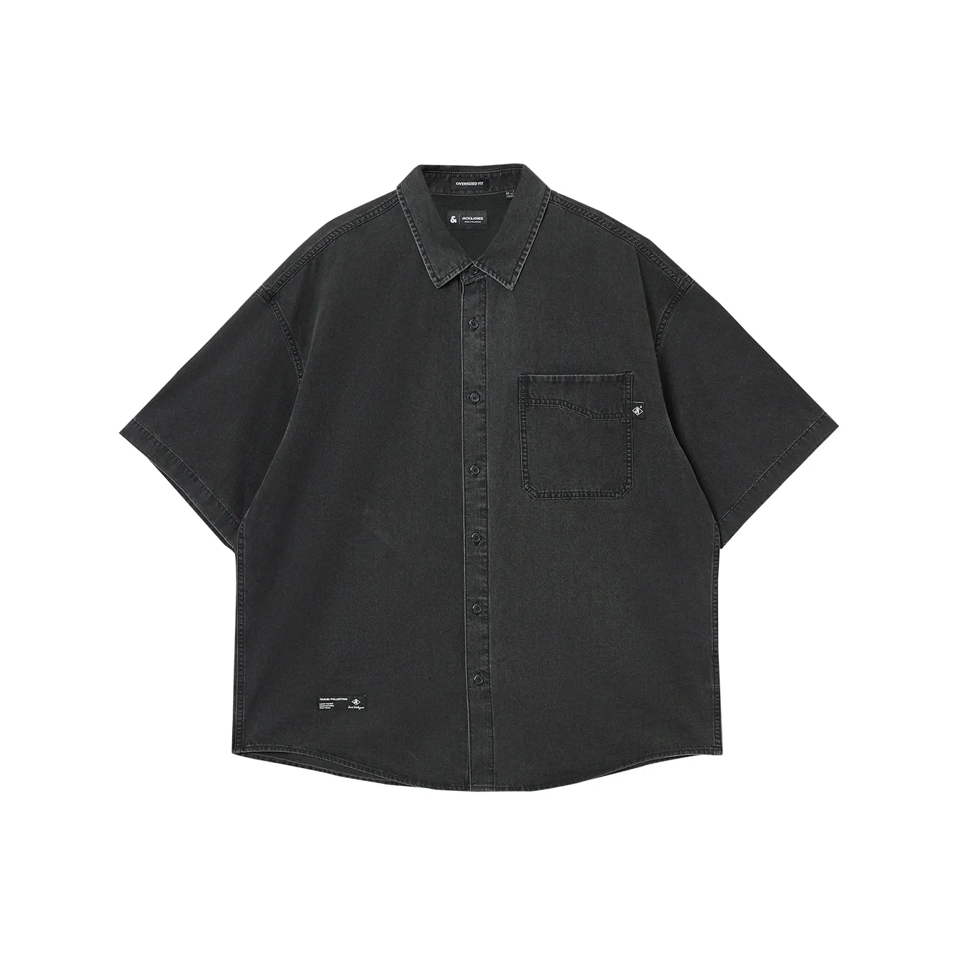 JACK JONES· Рубашка Мужская A16 Темно-Серый Деним