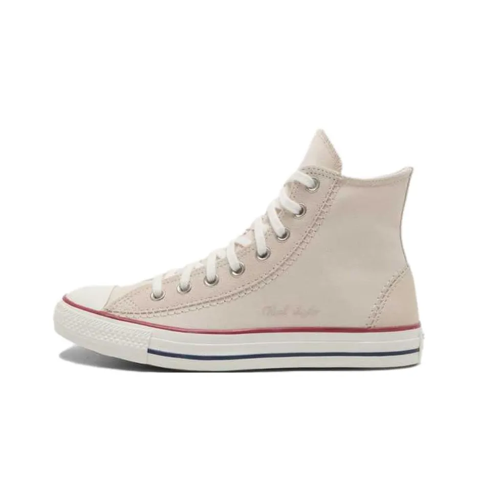 Конверс All Star Износостойкие Дышащие Высокие Кеды Унисекс Бежевые