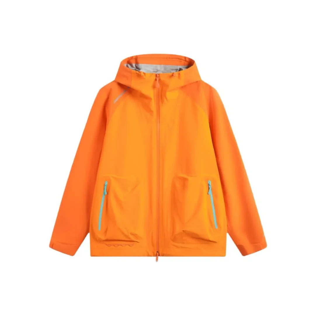 LINING Outdoor Collection Термостойкая ветровка унисекс закатного оранжевого цвета