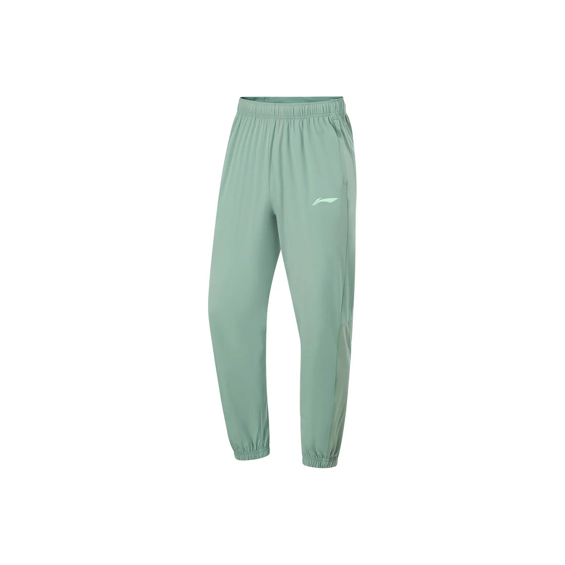 LINING RUNNING Collection Вязаные тренировочные штаны мужские цвет озерный зеленый