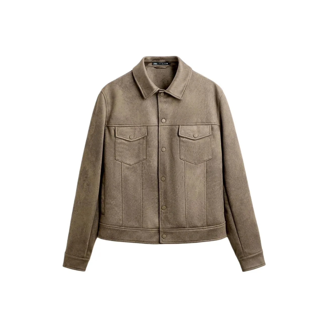 ZARA Куртки и Пальто Мужской Коричневый