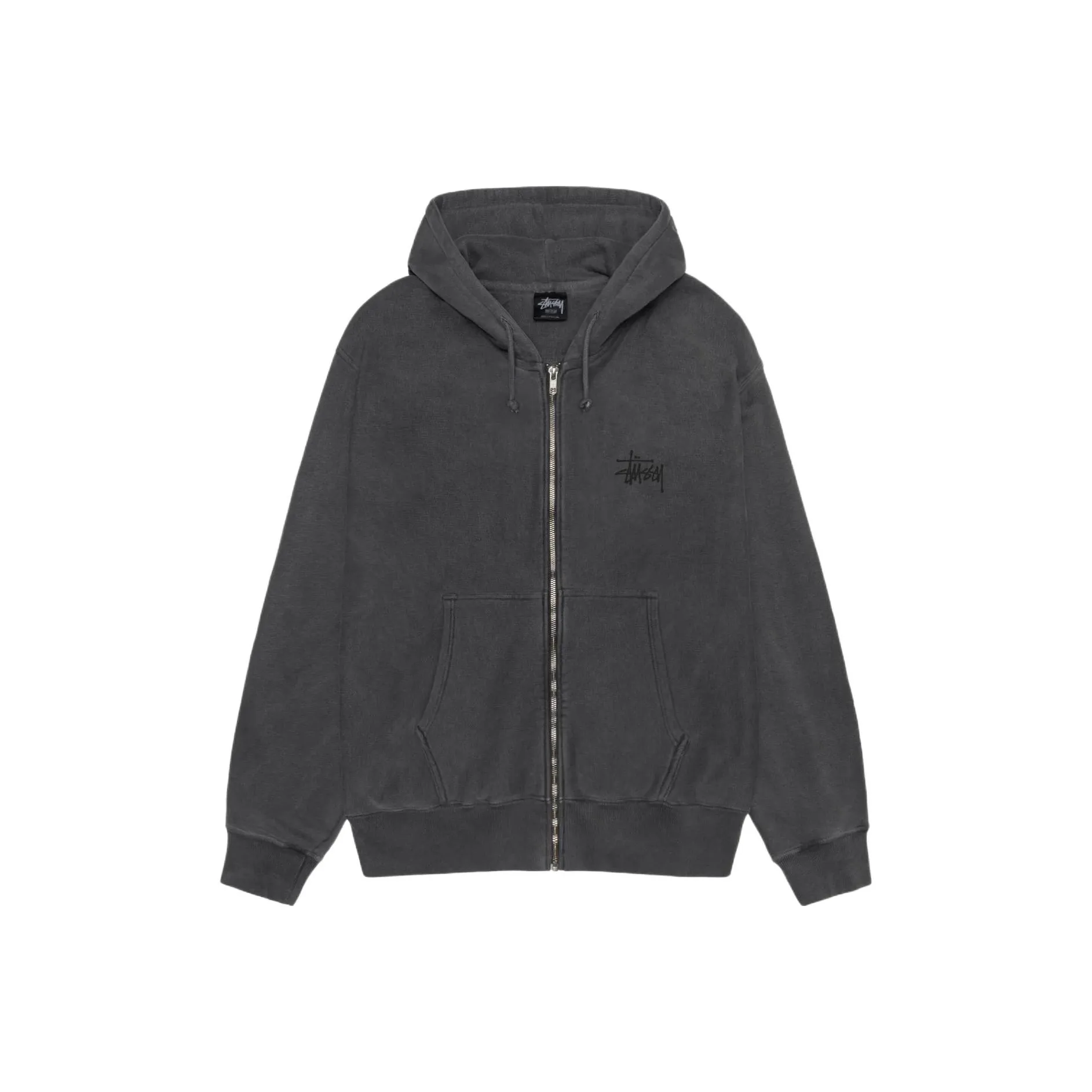 Stussy Basic Zip Hoodie Pigment Dyed