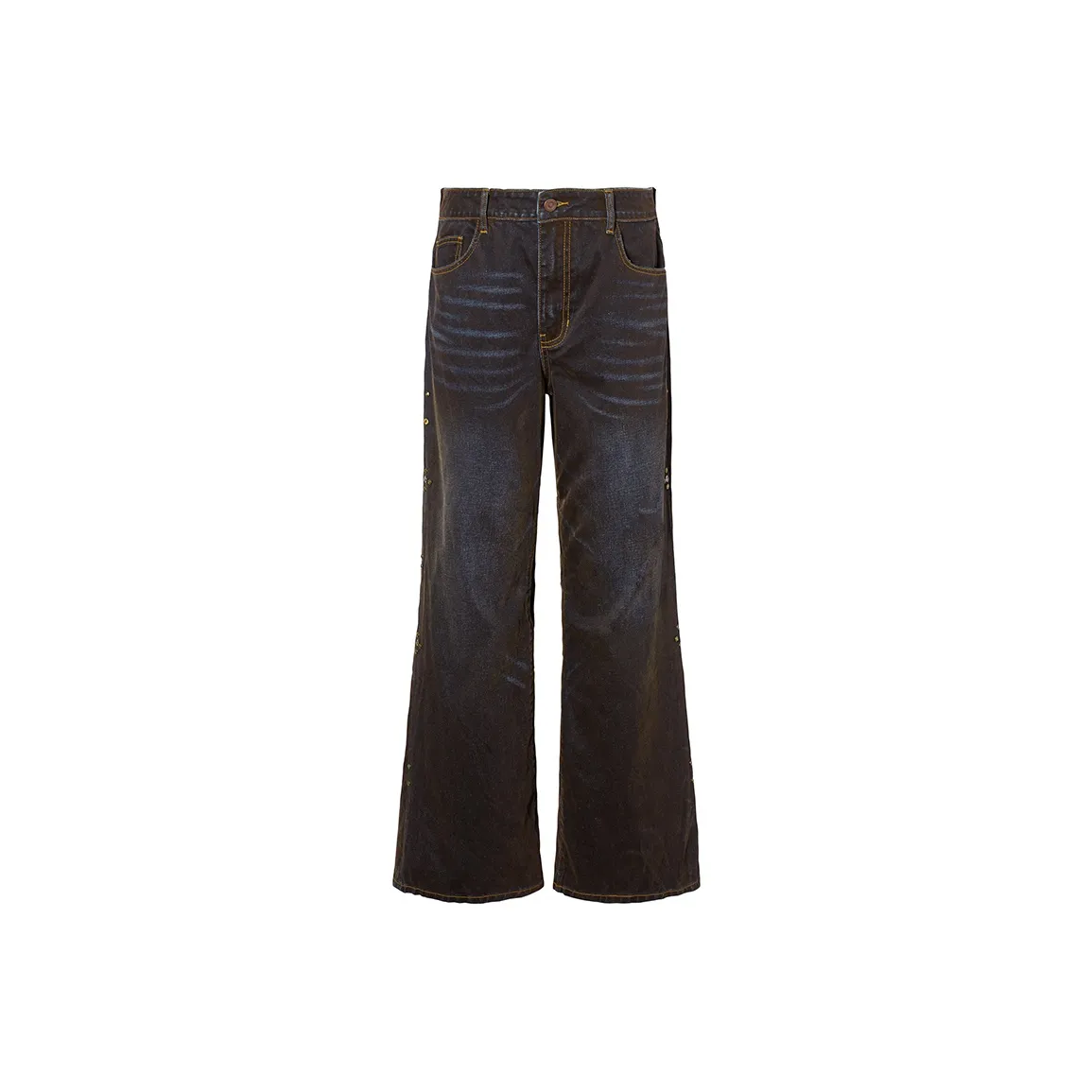 ROCAWEAR 25SS Джинсы Унисекс Кофе