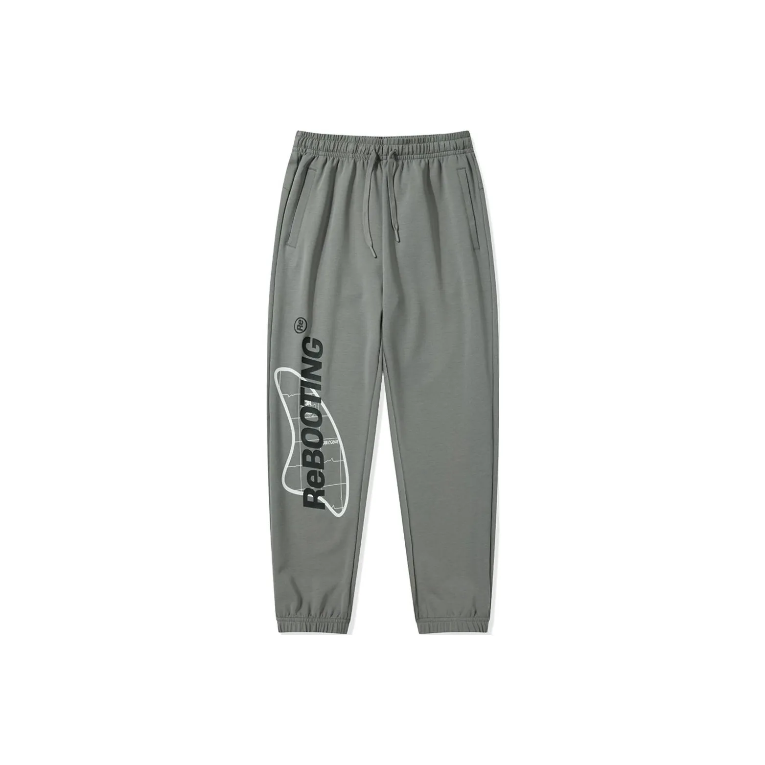 QIAODAN Knitted Sports Pants Men's Geologic Gray