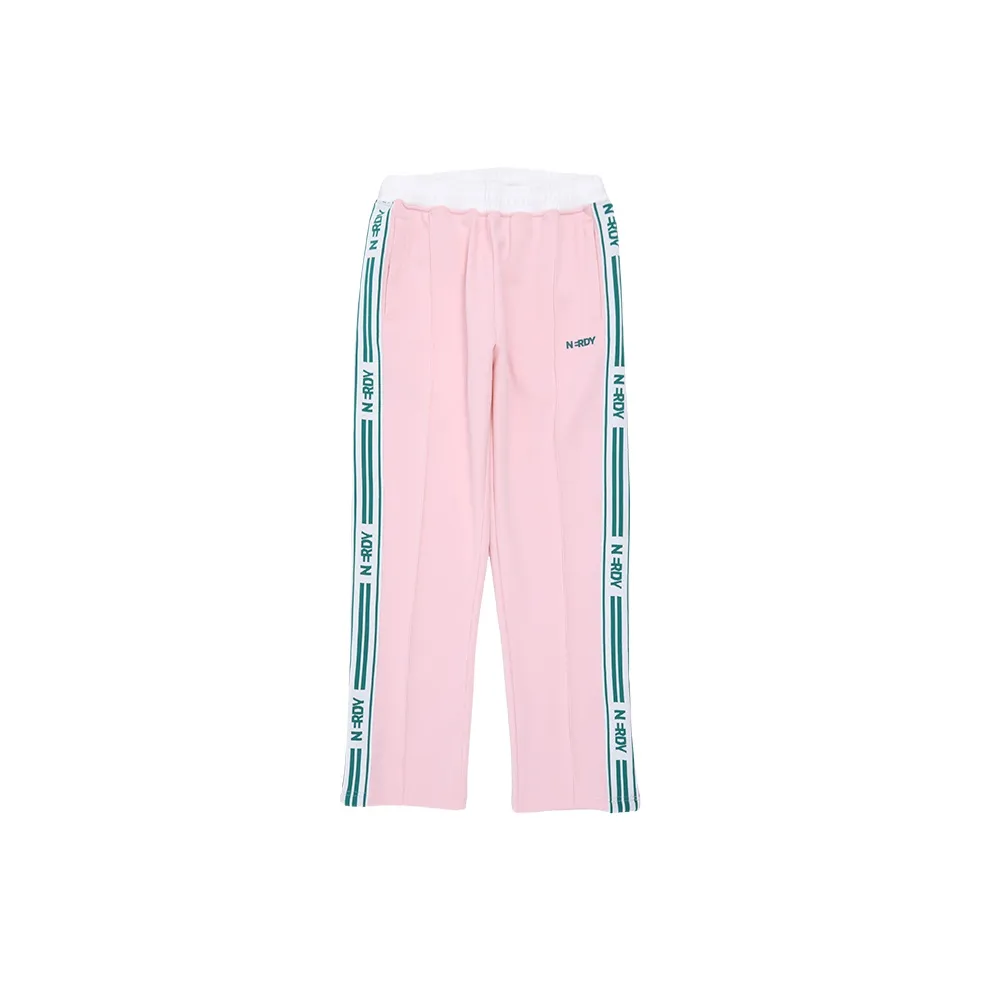 NERDY Knitted Sweatpants Unisex Light Pink