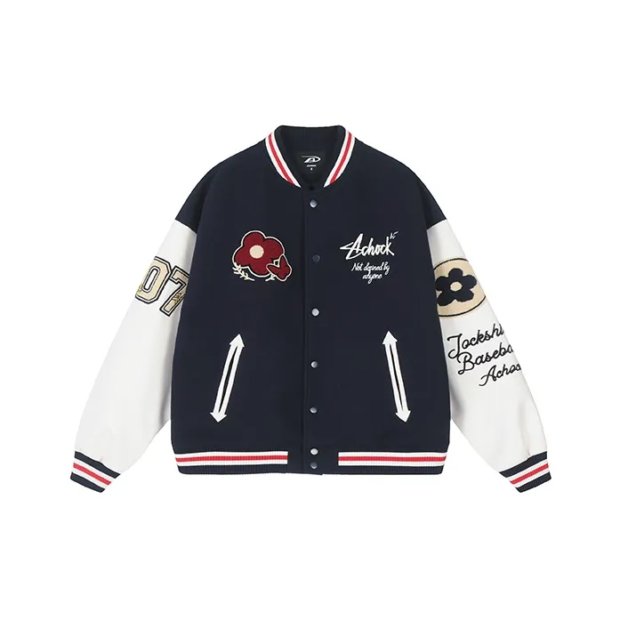 A Chock Jackets & Coats Unisex Navy Blue
