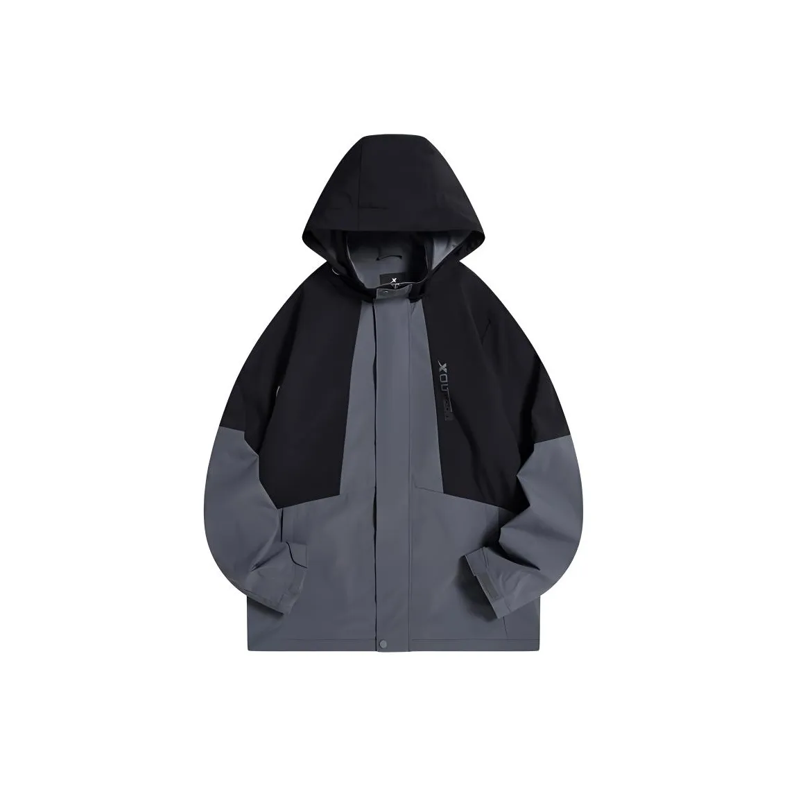 XTEP Тренчкот Мужской Ascot GREY Black