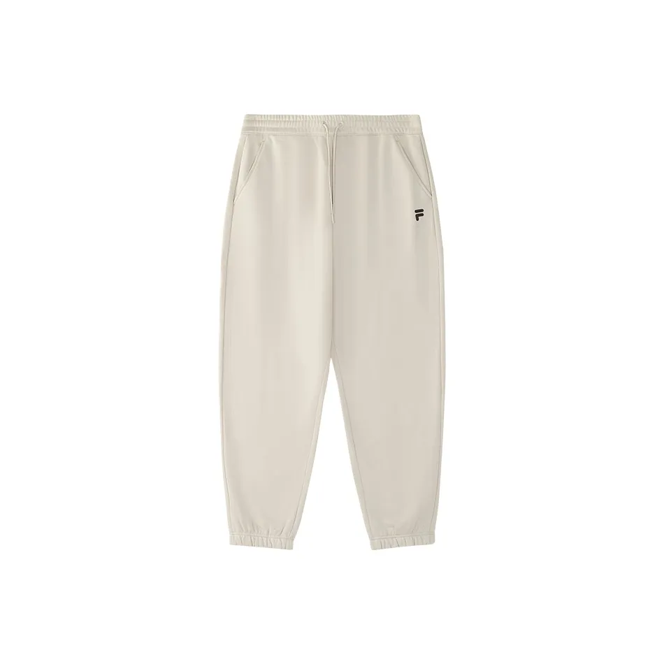 FILA FUSION Вязаные тренировочные брюки мужские цвет фасолевый серый