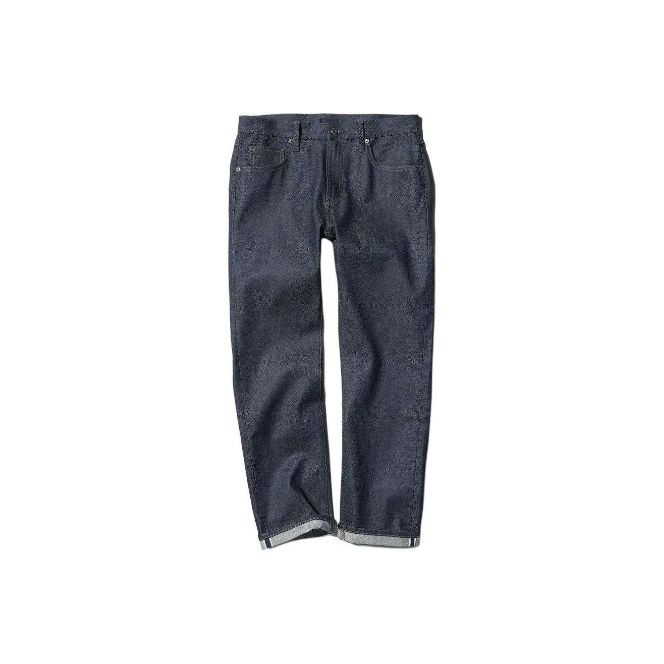 UNIQLO Темно-синие унисекс джинсы